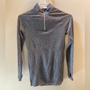 ZYIA Active Charcoal Quarter-Zip Pullover